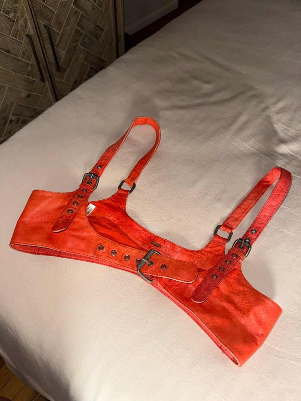 free people rebel leather harness